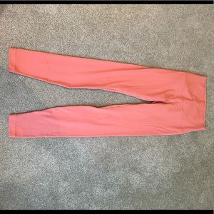 Coral Lululemon leggings